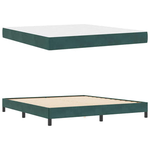 Boxspringbett Dunkelgrün 180x210 cm