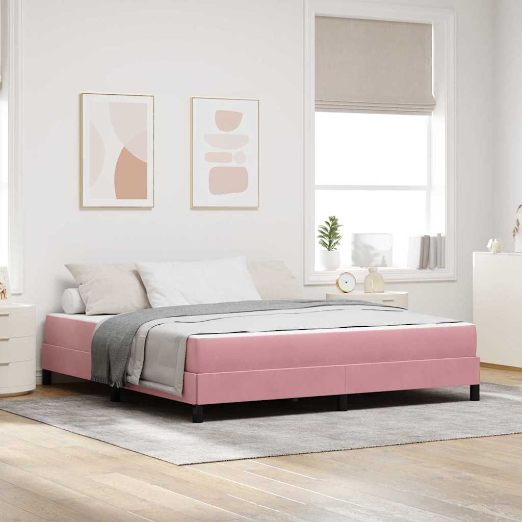 Boxspringbett Rosa 180x210 cm mit Matratze