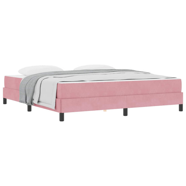 Boxspringbett Rosa 180x210 cm mit Matratze