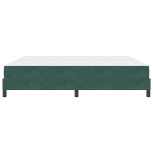 Boxspringbett Dunkelgrün 200x210 cm mit Matratze