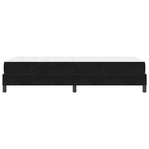 Boxspringbett mit Matratze Schwarz 80x220 cm