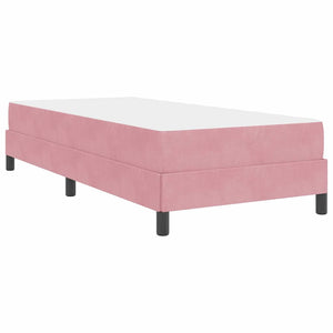 Boxspringbett Rosa 100x220 cm mit Matratze
