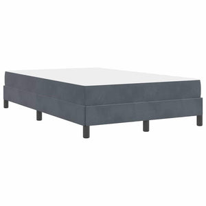 Boxspringbett mit Matratze Dunkelgrau 120x220 cm