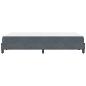 Boxspringbett mit Matratze Dunkelgrau 120x220 cm