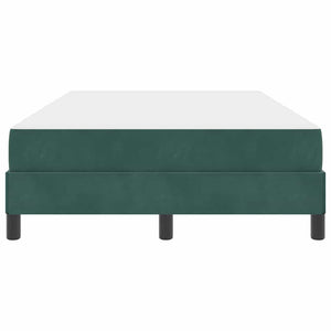 Boxspringbett mit Matratze Dunkelgrün 120x220 cm