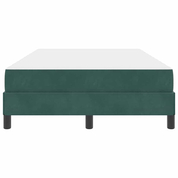 Boxspringbett mit Matratze Dunkelgrün 120x220 cm