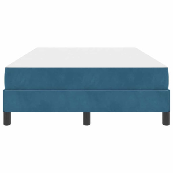 Boxspringbett mit Matratze Dunkelblau 120x220 cm