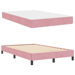 Boxspringbett Rosa 120x220 cm mit Matratze