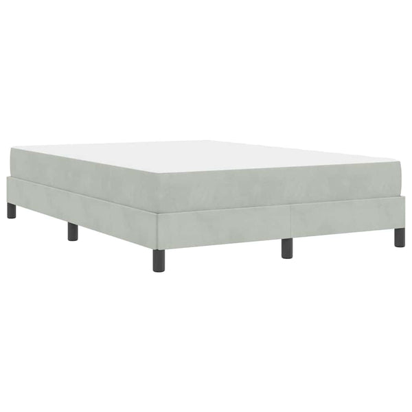 Boxspringbett mit Matratze Hellgrau 140x220 cm
