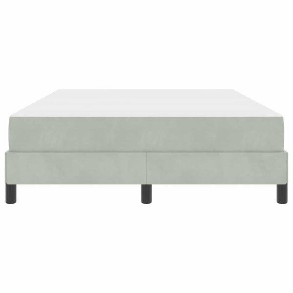 Boxspringbett mit Matratze Hellgrau 140x220 cm