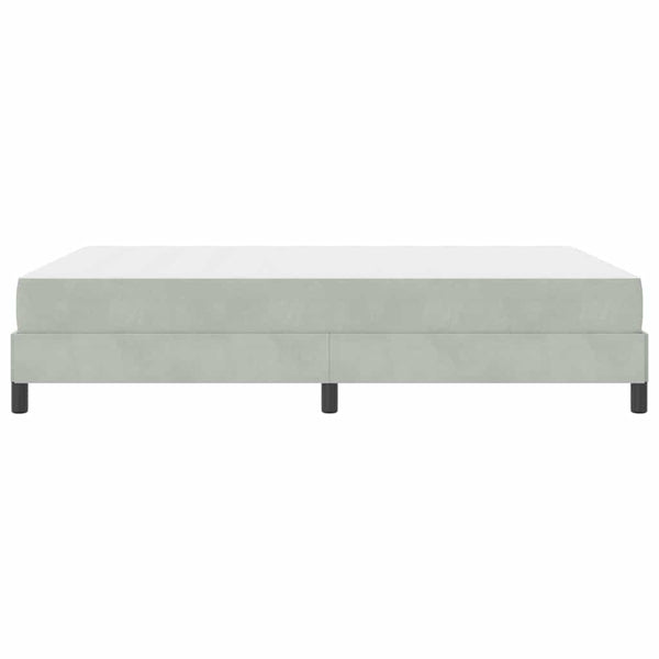 Boxspringbett mit Matratze Hellgrau 140x220 cm
