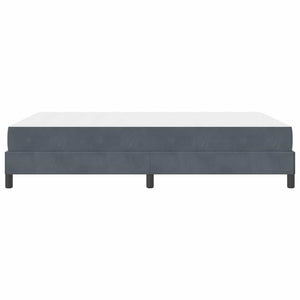 Boxspringbett mit Matratze Dunkelgrau 140x220 cm