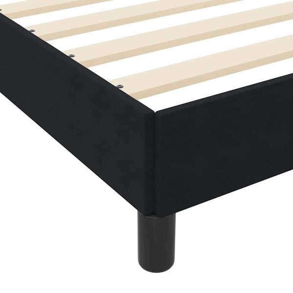 Boxspringbett mit Matratze 140x220 cm Schwarz