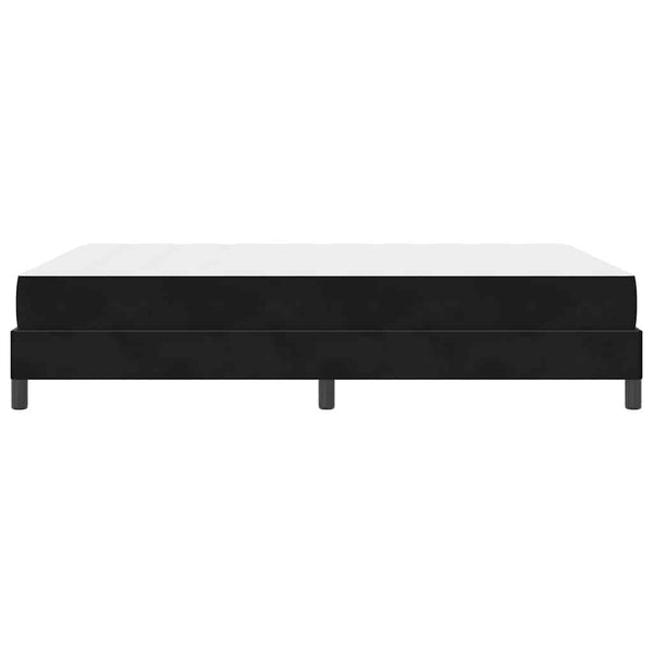 Boxspringbett mit Matratze 140x220 cm Schwarz