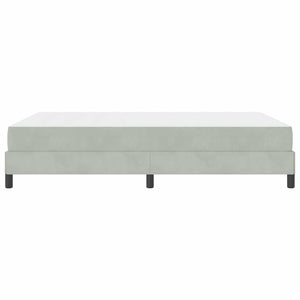 Boxspringbett mit Matratze Hellgrau 160x220 cm