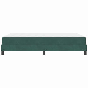 Boxspringbett Dunkelgrün 160x220 cm