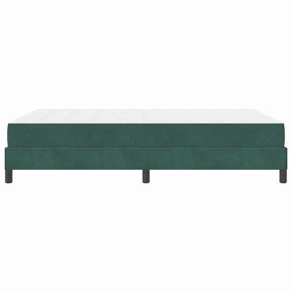 Boxspringbett Dunkelgrün 160x220 cm