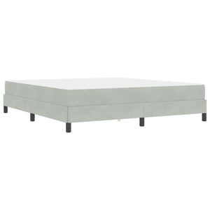 Boxspringbett mit Matratze Hellgrau 180x220 cm