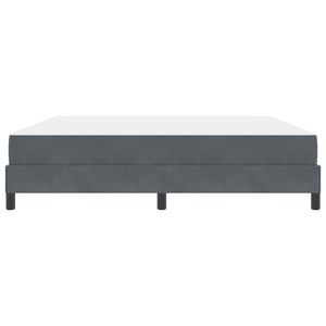 Boxspringbett mit Matratze Dunkelgrau 180x220 cm