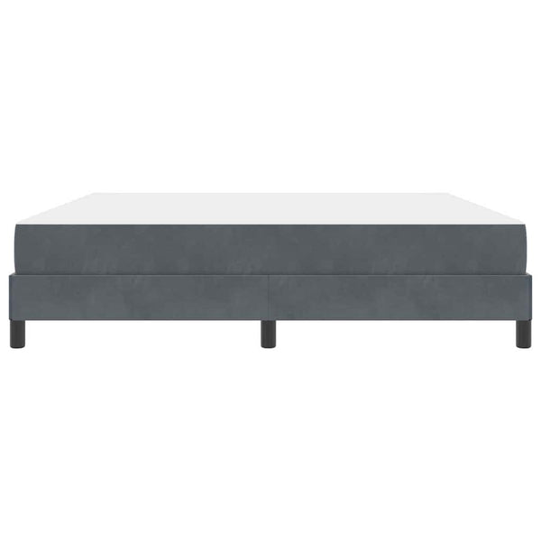 Boxspringbett mit Matratze Dunkelgrau 180x220 cm
