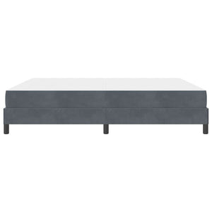 Boxspringbett mit Matratze Dunkelgrau 180x220 cm
