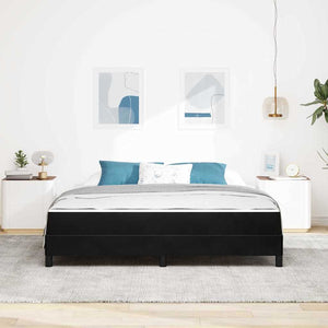 Boxspringbett mit Matratze Schwarz 180x220 cm