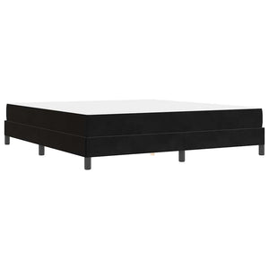 Boxspringbett mit Matratze Schwarz 180x220 cm