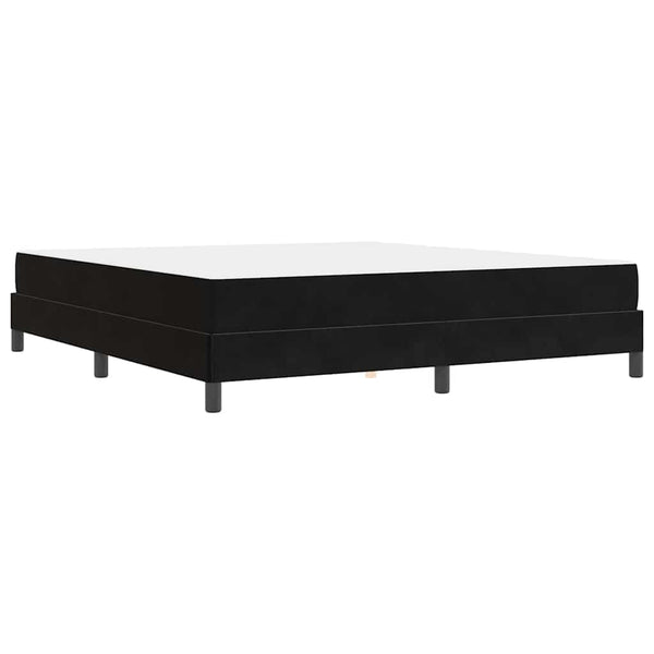 Boxspringbett mit Matratze Schwarz 180x220 cm