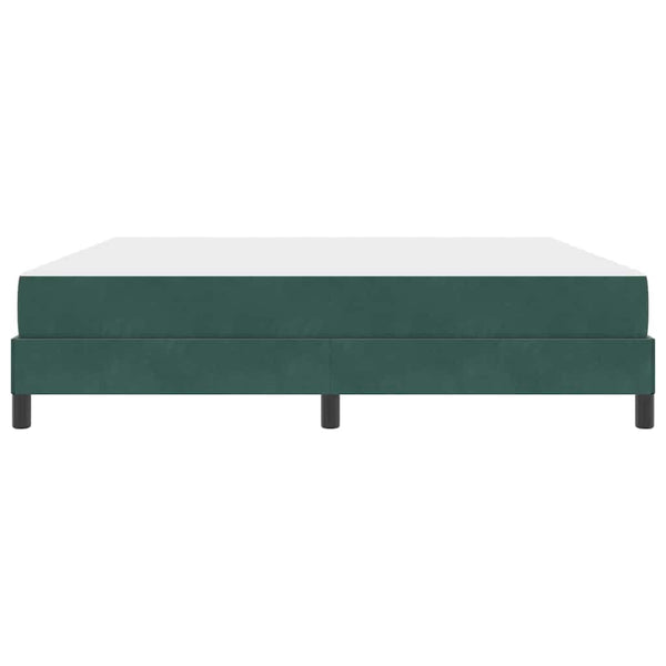 Boxspringbett mit Matratze Dunkelgrün 180x220 cm