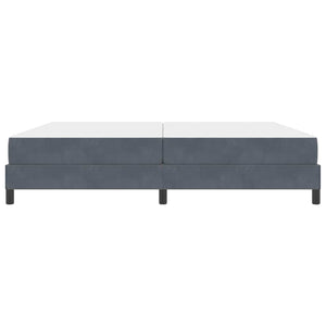 Boxspringbett mit Matratze Dunkelgrau 200x220 cm