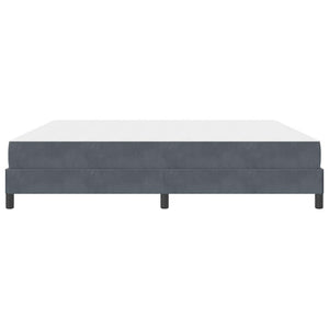 Boxspringbett mit Matratze Dunkelgrau 200x220 cm