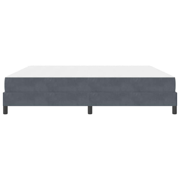 Boxspringbett mit Matratze Dunkelgrau 200x220 cm