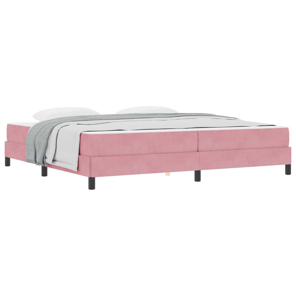 Boxspringbett Rosa 200x220 cm mit Matratze