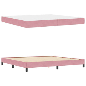 Boxspringbett Rosa 200x220 cm mit Matratze
