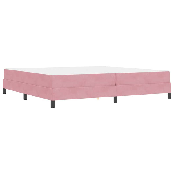Boxspringbett Rosa 200x220 cm mit Matratze