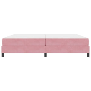 Boxspringbett Rosa 200x220 cm mit Matratze