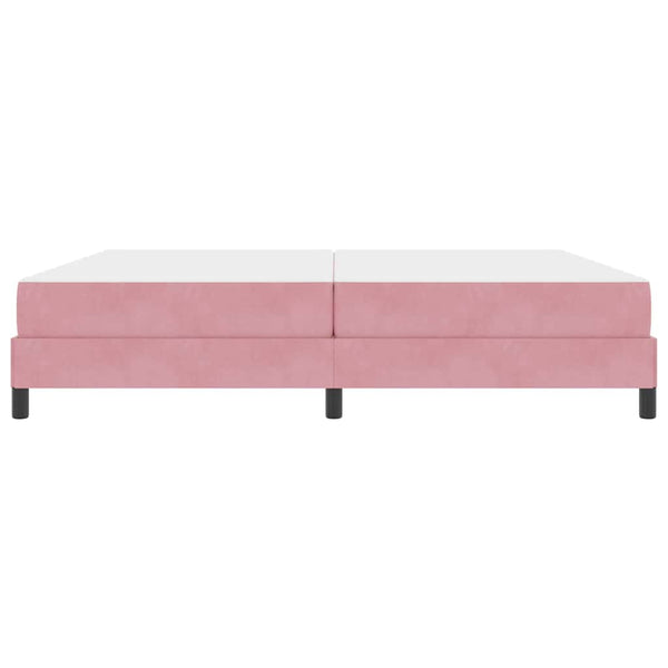 Boxspringbett Rosa 200x220 cm mit Matratze