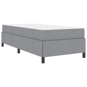 Boxspringbett Hellgrau 80x200 cm