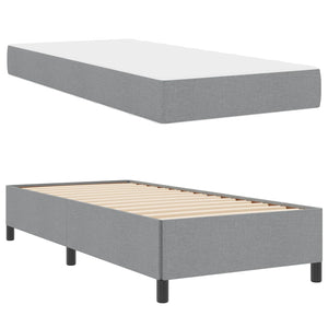 Boxspringbett Hellgrau 80x200 cm
