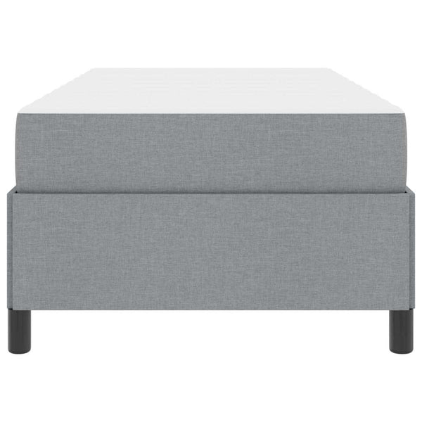 Boxspringbett Hellgrau 80x200 cm