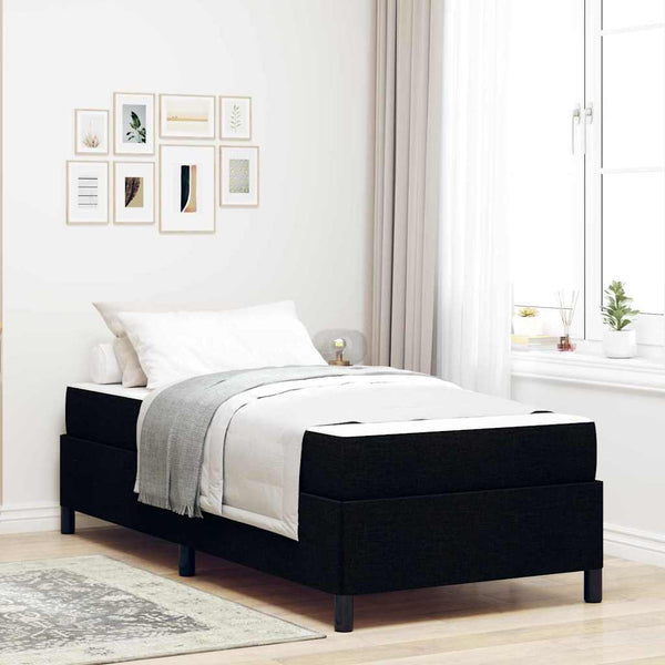 Boxspringbett Schwarz 80x200 cm