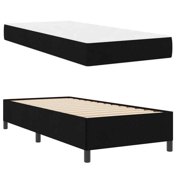 Boxspringbett Schwarz 80x200 cm