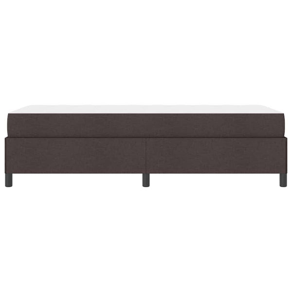 Lit coffre vidaXL marron foncé 80 x 200 cm tissu