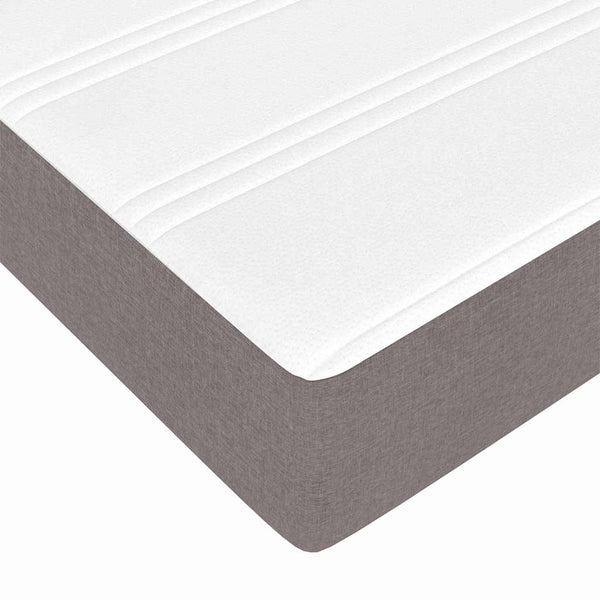 vidaXL Lit coffre beige-gris 80 x 200 cm Tissu