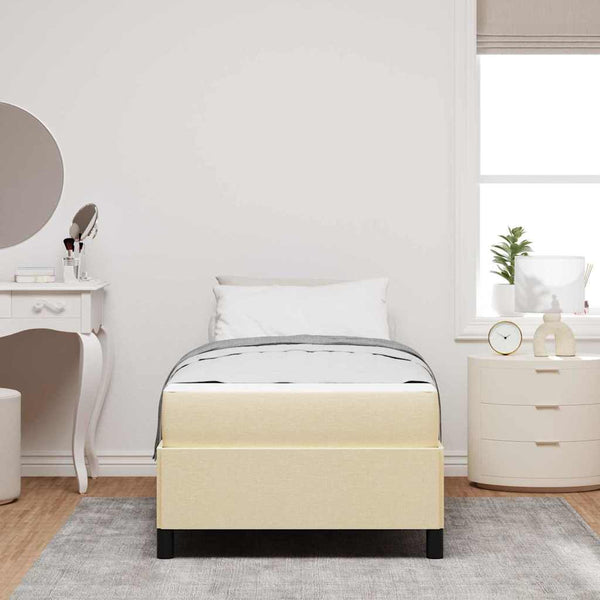 Boxspringbett Creme 80x200 cm