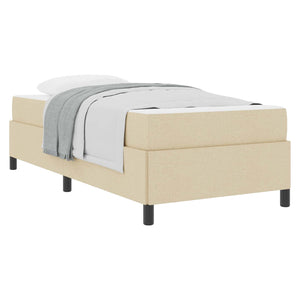 Boxspringbett Creme 80x200 cm