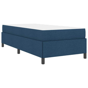vidaXL Lit tapissier bleu 80 x 200 cm tissu