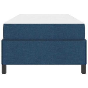 vidaXL Lit tapissier bleu 80 x 200 cm tissu