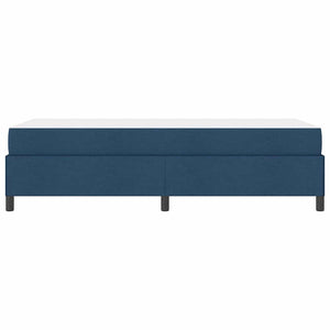 vidaXL Lit tapissier bleu 80 x 200 cm tissu