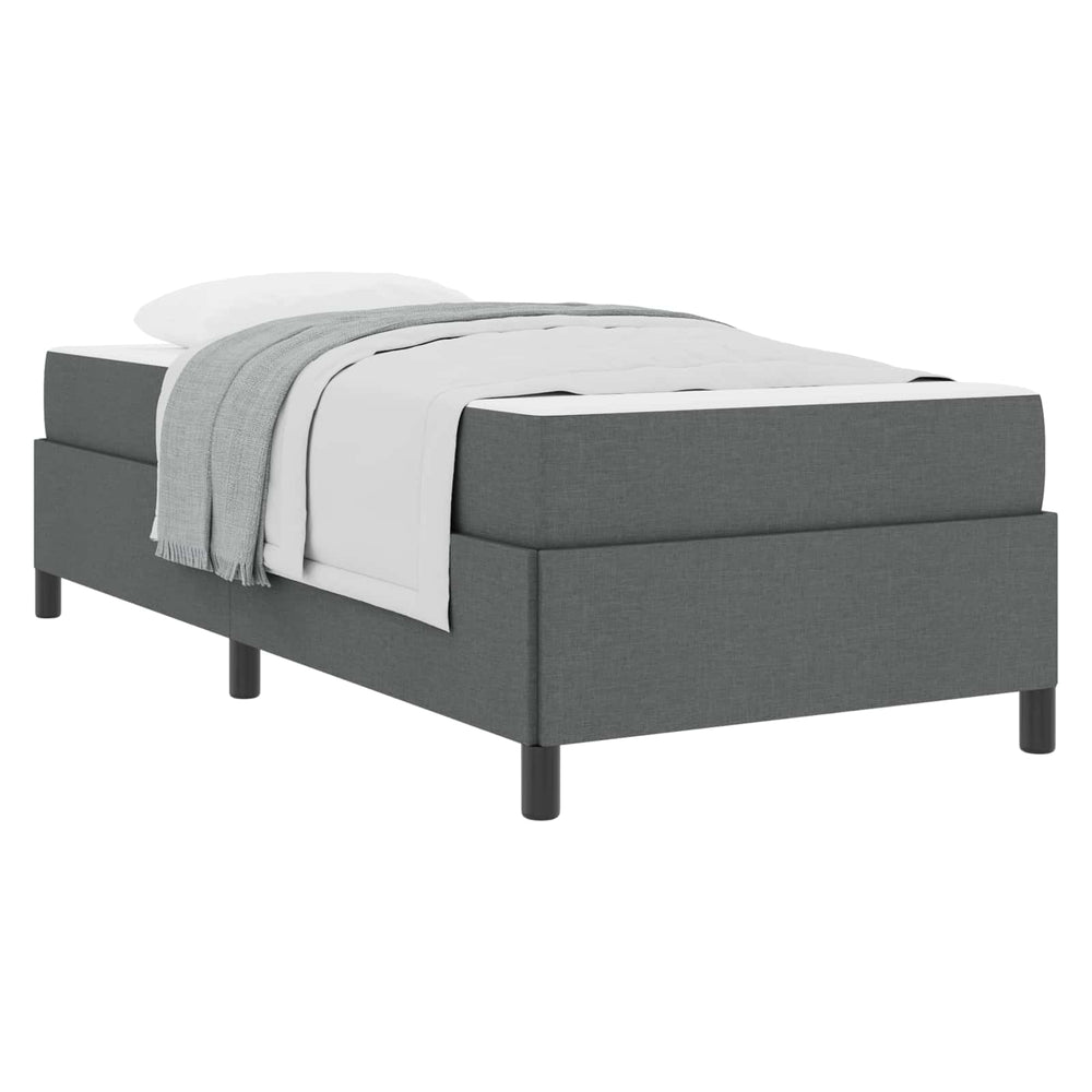 Boxspringbett Dunkelgrau 90x200 cm